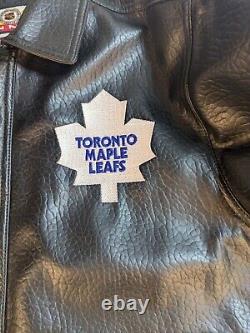 TORONTO MAPLE LEAFS Mighty Mac Winning Goal Small Adults Leather Jacket