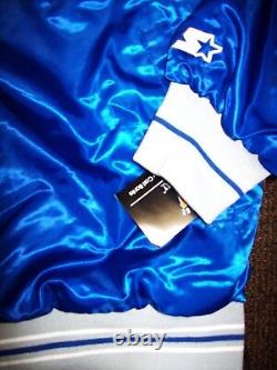 TORONTO MAPLE LEAFS STARTER Satin Jacket Traditional BLUE Big Man's 5X 6X