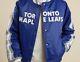 TORONTO MAPLE LEAFS Starter Snap Down Jacket BLUE Size Large