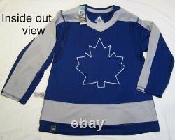 TORONTO MAPLE LEAFS size 46 = Small Reverse Retro ADIDAS authentic hockey jersey