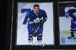 Tim Horton & Börje Salming Signed NHL Toronto Maple Leafs Numbered Collectible