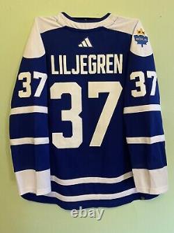 Timothy Liljegren Toronto Maple Leafs Reverse Retro 2.0 Jersey Adidas 56