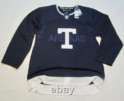 Toronto Arenas size 50 Medium Heritage Classic Maple Leafs Adidas hockey jersey