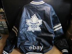 Toronto Maple Leaf Hockey Club Leather Jacket-(Vintage)-RARE-Roots-1970's