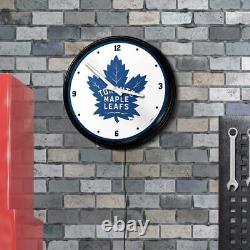 Toronto Maple Leaf Retro Lighted Wall Clock