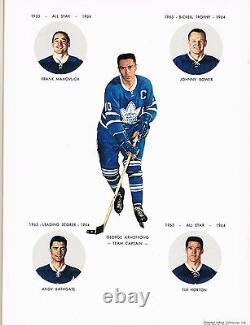 Toronto Maple Leafs 1964-65 Hockey Action Colouring Book