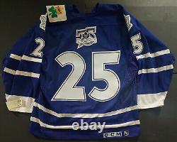 Toronto Maple Leafs #25 CCM NHL Hockey Jersey 4 Toronto Related Patches Clancy +
