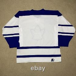 Toronto Maple Leafs 65th Anniversary Starter Hockey Jersey Gardens XL White 1999