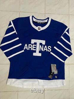Toronto Maple Leafs Arenas Hockey NHL Jersey Blue Men Size 56 Authentic NEW