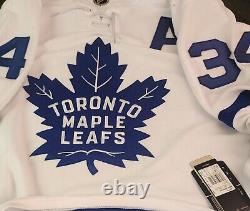 Toronto Maple Leafs Austin Matthews Pro Stiched Adidas Authentic Away Size 54