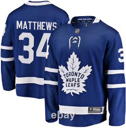 Toronto Maple Leafs Auston Matthew Fanatics Authentic Blue Breakaway Home Jersey
