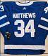 Toronto Maple Leafs Auston Matthews Autographed Authentic XL Jersey Psa Cert