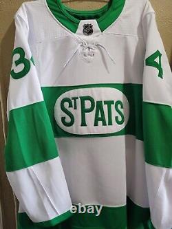 Toronto Maple Leafs Auston Matthews St Pats Adidas NHL Jersey Size 50