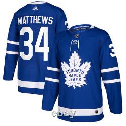 Toronto Maple Leafs Auston Matthews adidas Blue Authentic Player Jersey 46 Small