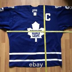 Toronto Maple Leafs Authentic Hockey Shirt Jersey Match Worn Doug Gilmour Maska