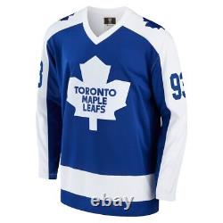 Toronto Maple Leafs Blue Breakaway Heritage Doug Gilmour NHL Hockey Jersey Retro