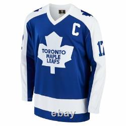 Toronto Maple Leafs Blue Breakaway Heritage Wendel Clark NHL Hockey Jersey Retro