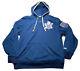 Toronto Maple Leafs CCM Pro Stock Winter Classic 2014 Player Hoodie Size Large