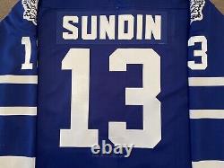 Toronto Maple Leafs CCM Ultrafil Mats Sundin Jersey Size 54