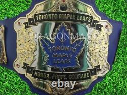 Toronto Maple Leafs Championship Belt NHL Ice Hockey Adult Size Belt 2mm Brass