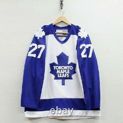 Toronto Maple Leafs Darryl Sittler CCM Jersey Large NHL Sewn Vintage Collection