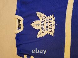 Toronto Maple Leafs Fern Flaman Signed Throwback Jersey