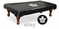 Toronto Maple Leafs HBS Black Vinyl Billiard Pool Table Cover