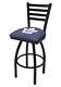 Toronto Maple Leafs HBS Ladder Back High Top Swivel Bar Stool Seat Chair (30)