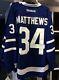 Toronto Maple Leafs Hockey 2016/17 Jersey Medium Blue Reebok Auston Matthews