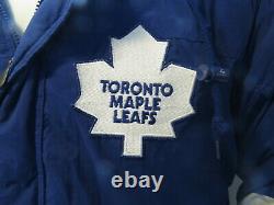 Toronto Maple Leafs Jacket (VTG) Puffer Parka by Apex One Men's Small