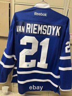 Toronto Maple Leafs James Van Riemsdyk Jersey Size Large Reebok Authentic Auto