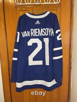 Toronto Maple Leafs James vanRiemsdyk Home Adidas Authentic Jersey- Size 52