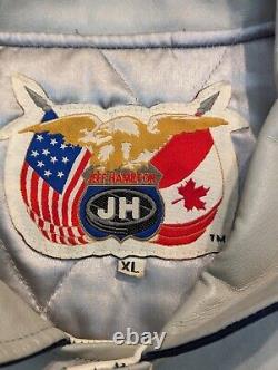 Toronto Maple Leafs Jeff Hamilton Jacket Leather NHL Hockey Extra Large