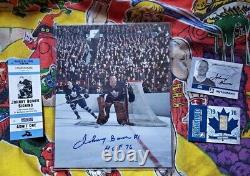 Toronto Maple Leafs Johnny Bower Signed Hockey Cards