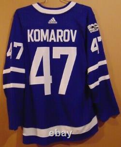 Toronto Maple Leafs Leo Komarov Blue NHL Jersey