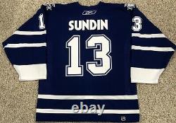 Toronto Maple Leafs Mats Sundin Authentic Reebok 6100 Jersey Sz 52