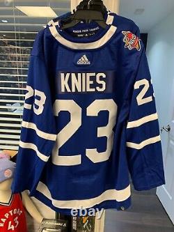 Toronto Maple Leafs Matthew Knies Blue Hockey Jersey with MILK & All Star Patch