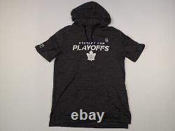 Toronto Maple Leafs NHL Play Offs Pro Stock TEAM ISSUED Gym Hoodie L Large