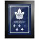 Toronto Maple Leafs NHL Team Logos to History Photo (Size 20 x 26) Framed