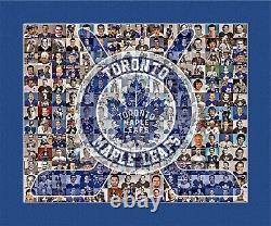 Toronto Maple Leafs Photo Mosaic Print Art using 120 player images