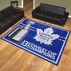 Toronto Maple Leafs Plush Rugs Pick Your Size Non-Skid Backing