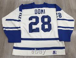 Toronto Maple Leafs Tie Domi #28 Ice Hockey NHL Starter Jersey SizeXL