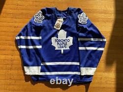 Toronto Maple Leafs Vintage Blue Away Jersey OG CCM Size M NWT Deadstock