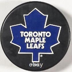 Toronto Maple Leafs Vintage RARE White Outline NHL Hockey Puck / USED