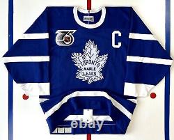 Toronto Maple Leafs Vintage TBTC NHL Hockey Jersey Authentic 75th Anniversary 44