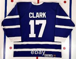 Toronto Maple Leafs Vintage TBTC NHL Hockey Jersey Authentic Wendel Clark CCM 52