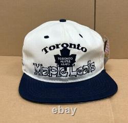 Toronto Maple Leafs White Navy Snapback Hat
