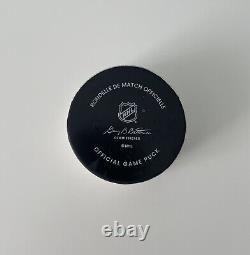 Toronto Maple Leafs William Nylander Goal Puck April 8 2023