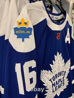 Toronto Maple Leafs adidas 2022 Reverse Retro Jersey Mitch Marner With Patch