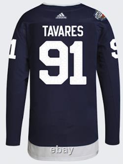 Toronto Maple Leafs adidas Navy 2022 NHL Heritage Classic Jersey John Tavares